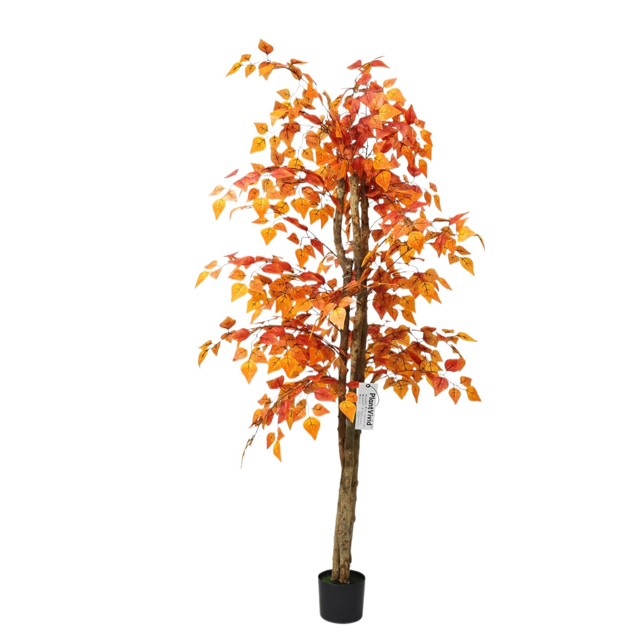 190cm Detachable Artificial Tree Yellow leaves Artificial Eucalyptus Tree