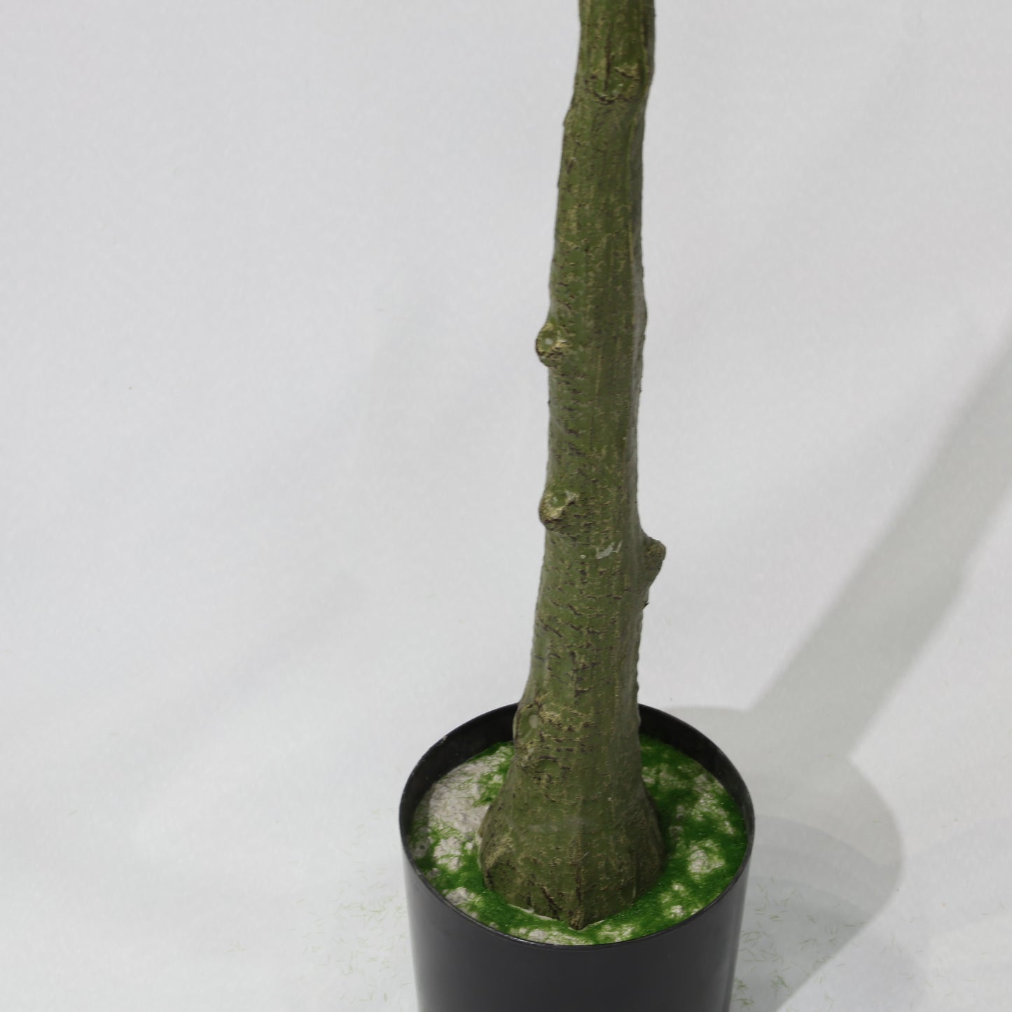 150cm Potted Single-Stem Yellow Camellia Green leaf Artificial Blossom Tree