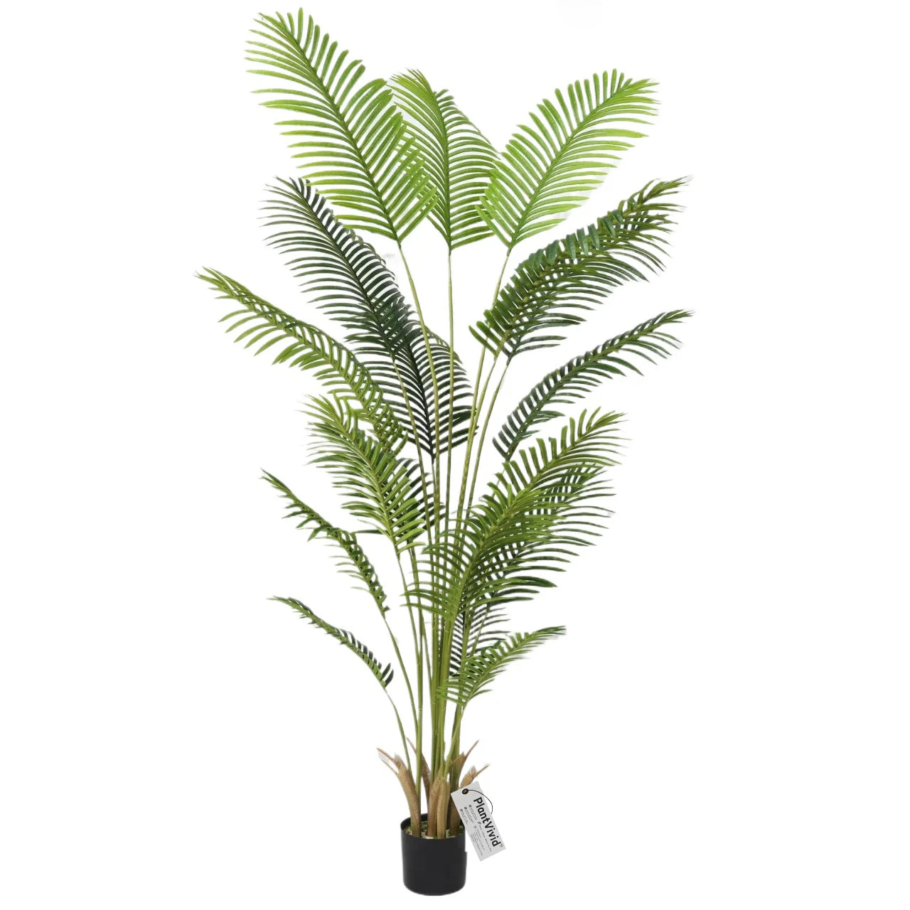 210cm Lush Artificial Areca Palm Plant UV-Resistant 18 leaves Tropical Decor