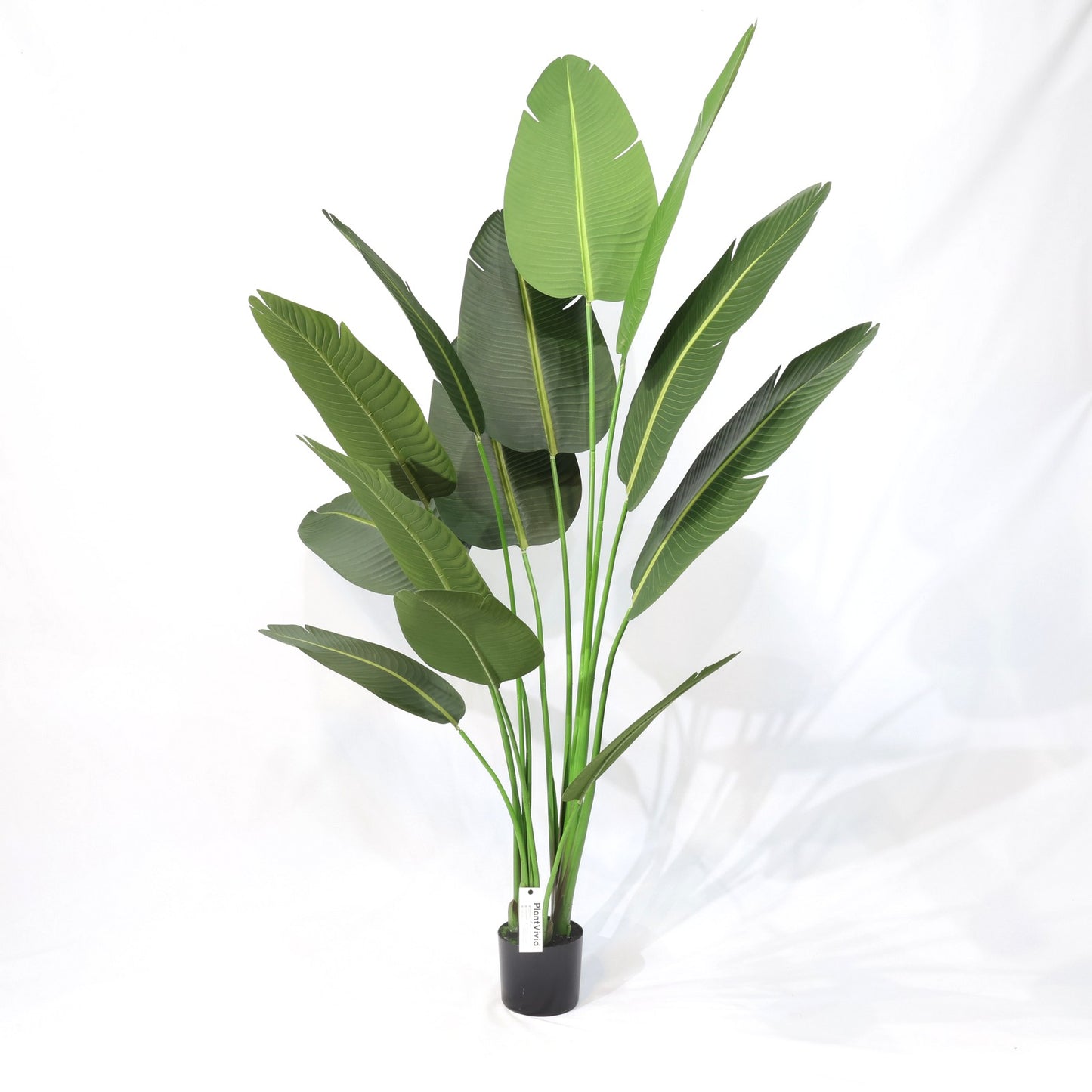 210cm Tropical Faux Leaf Detachable Artificial Travelers Palm Plant