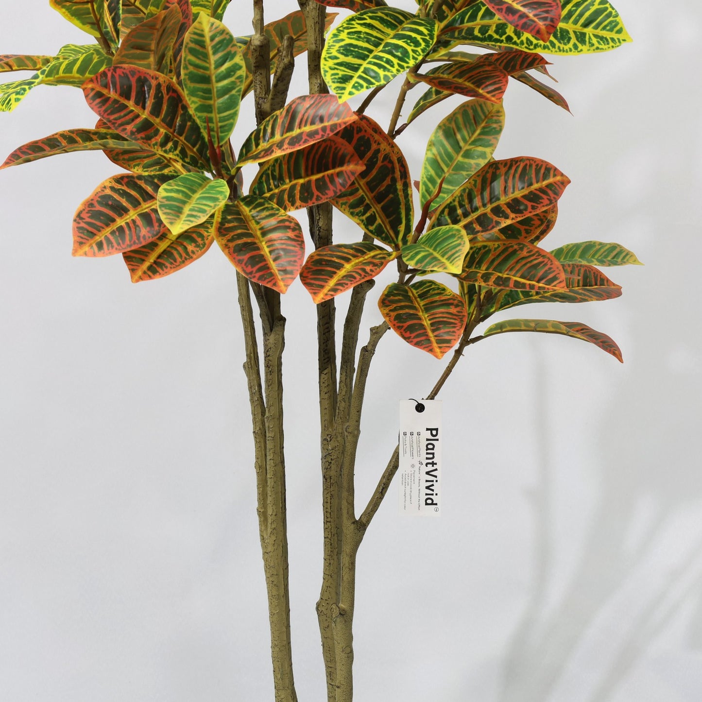 160cm Artificial Plant Colorful Variegated Leaves potted fake tree
