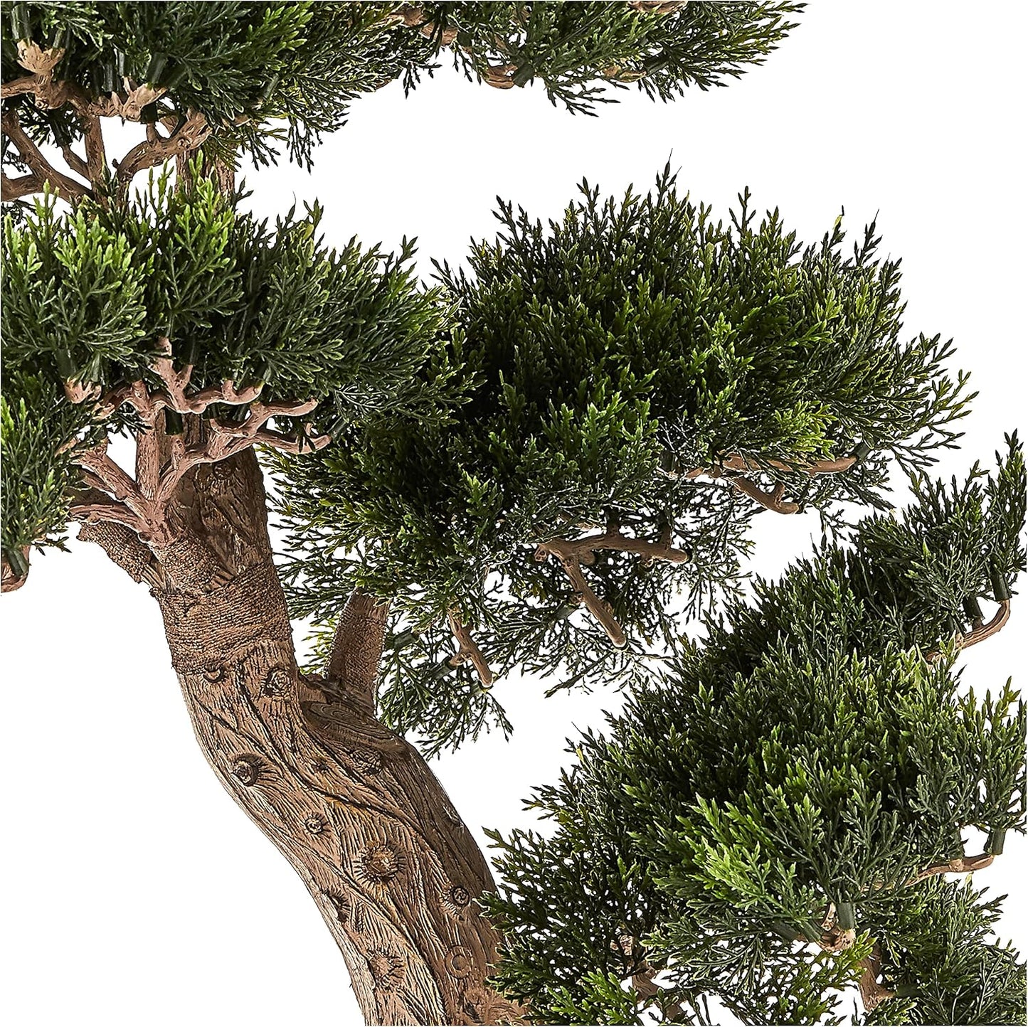 4103 24in. Cedar Bonsai Silk Plant,Green