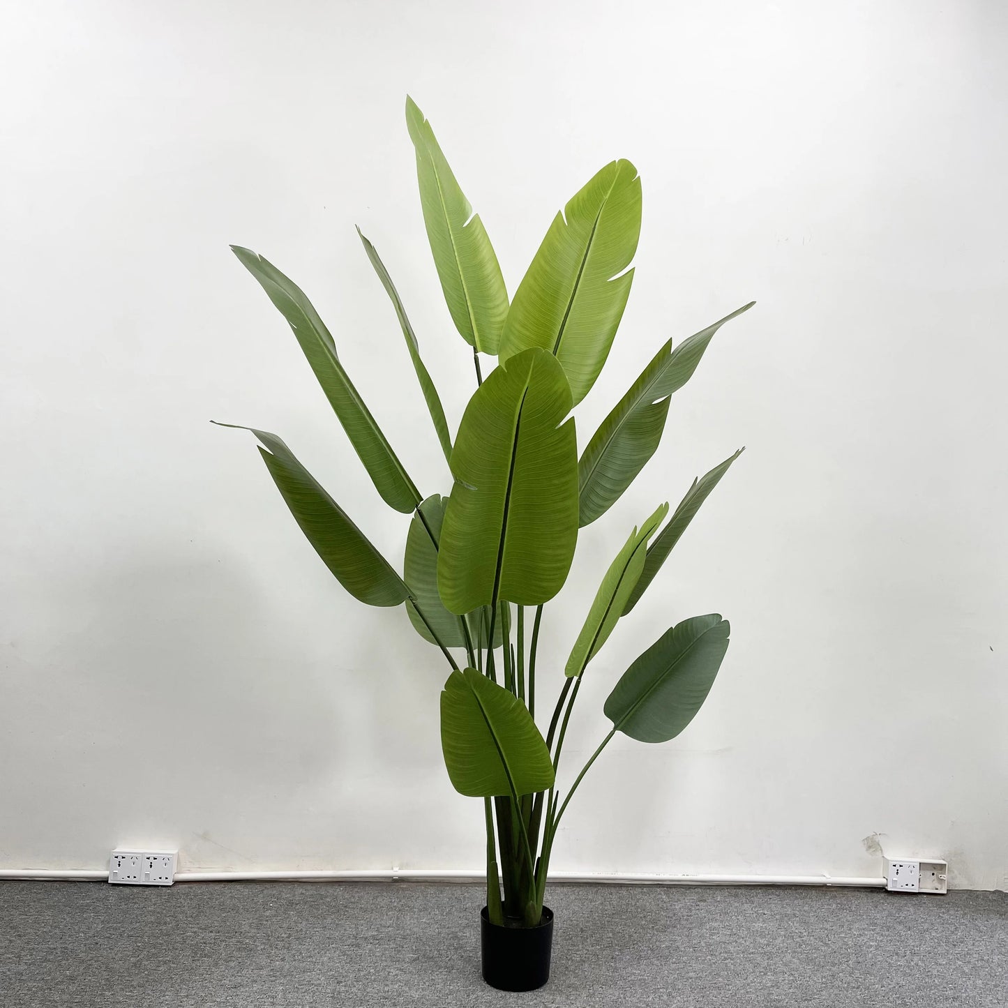 House Living Room Indoor Decoration Tropical Leaves Plantas Traveller's Palm Plants Green Interior Decor Artificial Plant No50