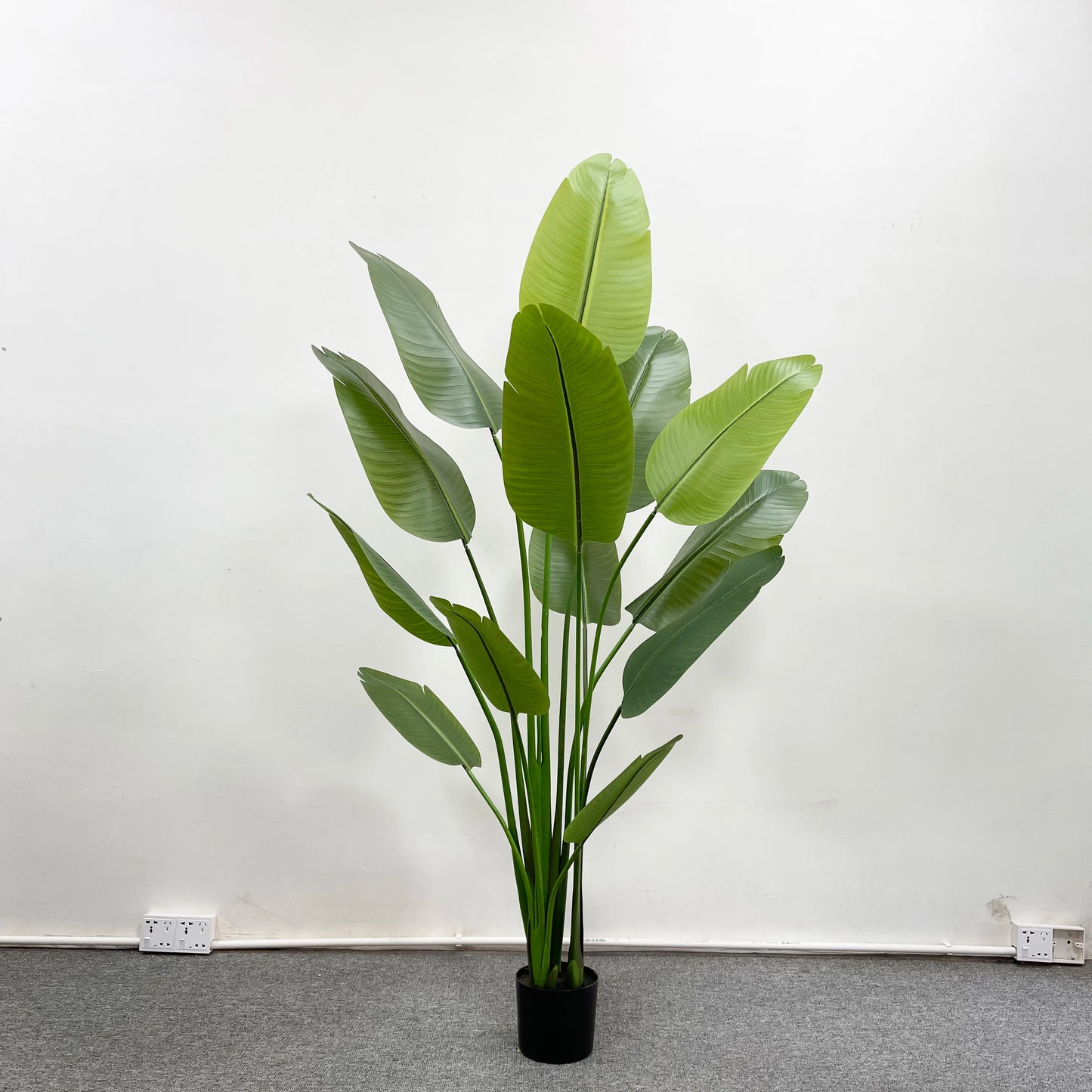 House Living Room Indoor Decoration Tropical Leaves Plantas Traveller's Palm Plants Green Interior Decor Artificial Plant No50