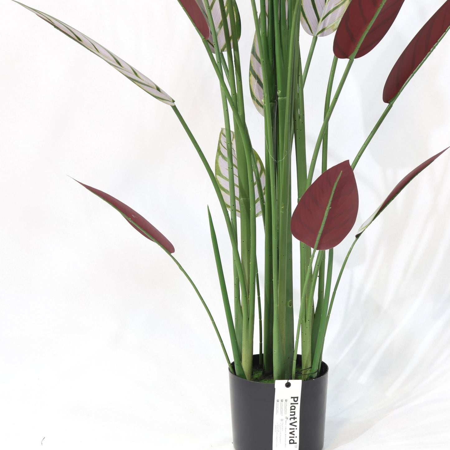 180cm Faux Cordyline Purple Leaf Artificial Plant with Sturdy Stem