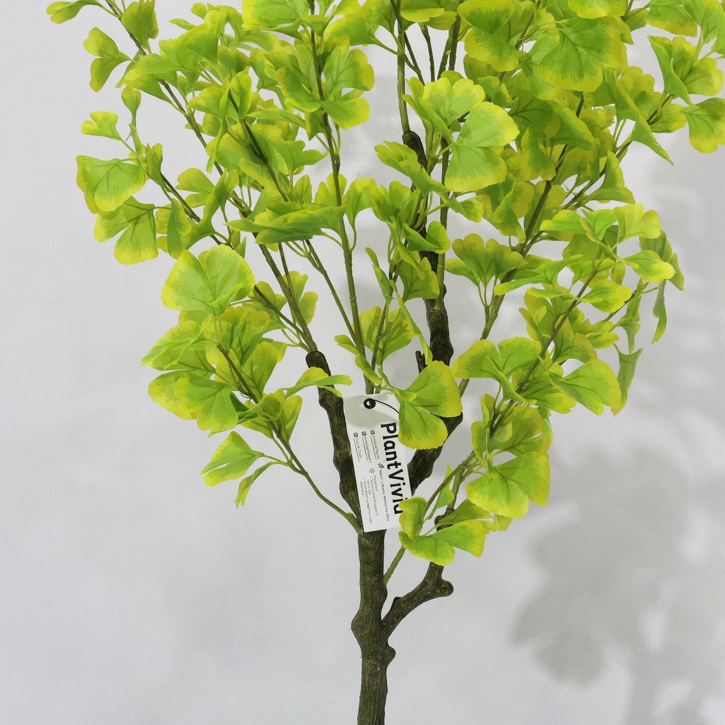 150cm Green Potted Artificial Ginkgo Plant Green leaves Lifelike
