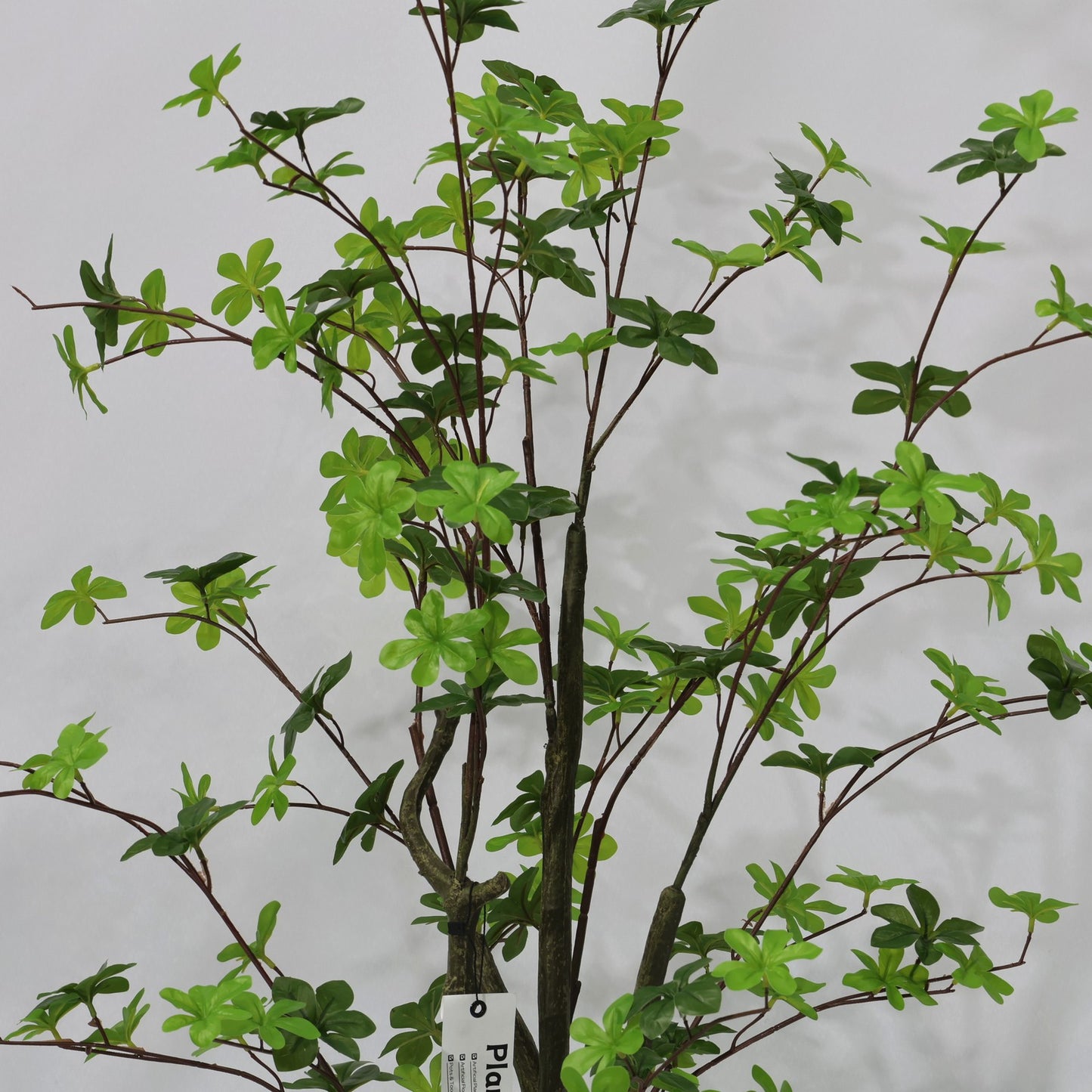 130cm Tropical Two Head Non Detachable Artificial Fiddle Leaf Plant