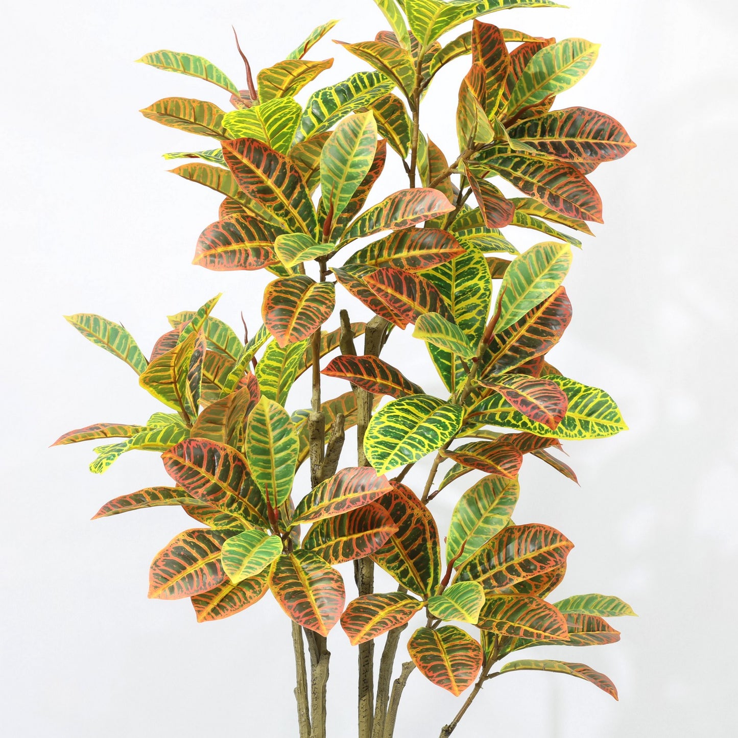 160cm Artificial Plant Colorful Variegated Leaves potted fake tree