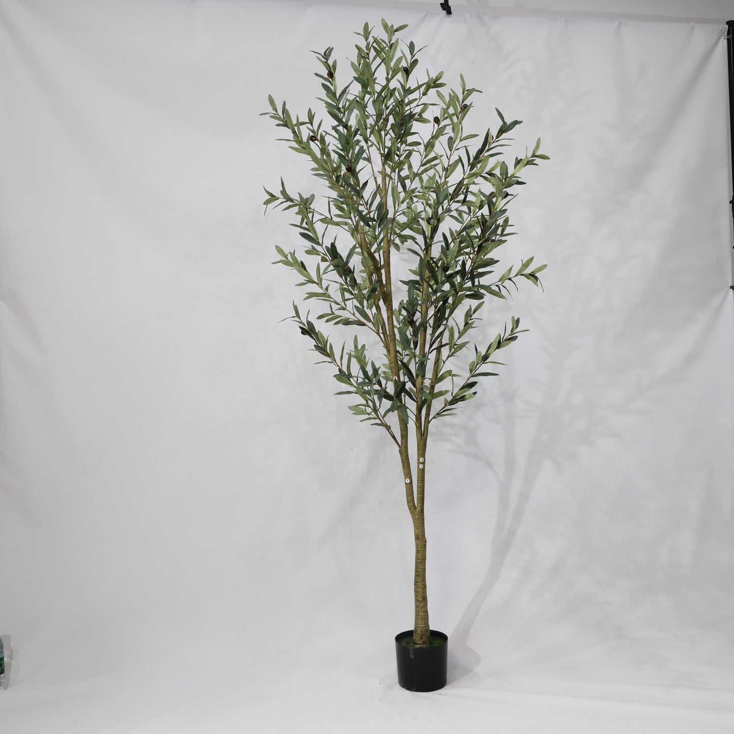 210cm Artificial Olive Tree Detachable Dual Branches - Realistic Foliage