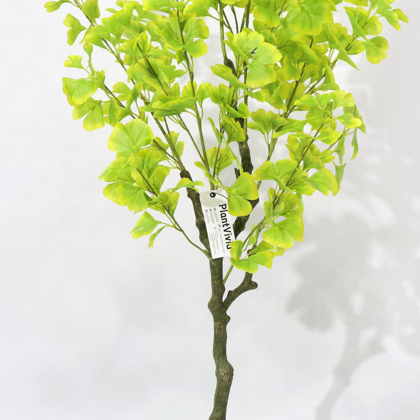 150cm Green Potted Artificial Ginkgo Plant Green leaves Lifelike