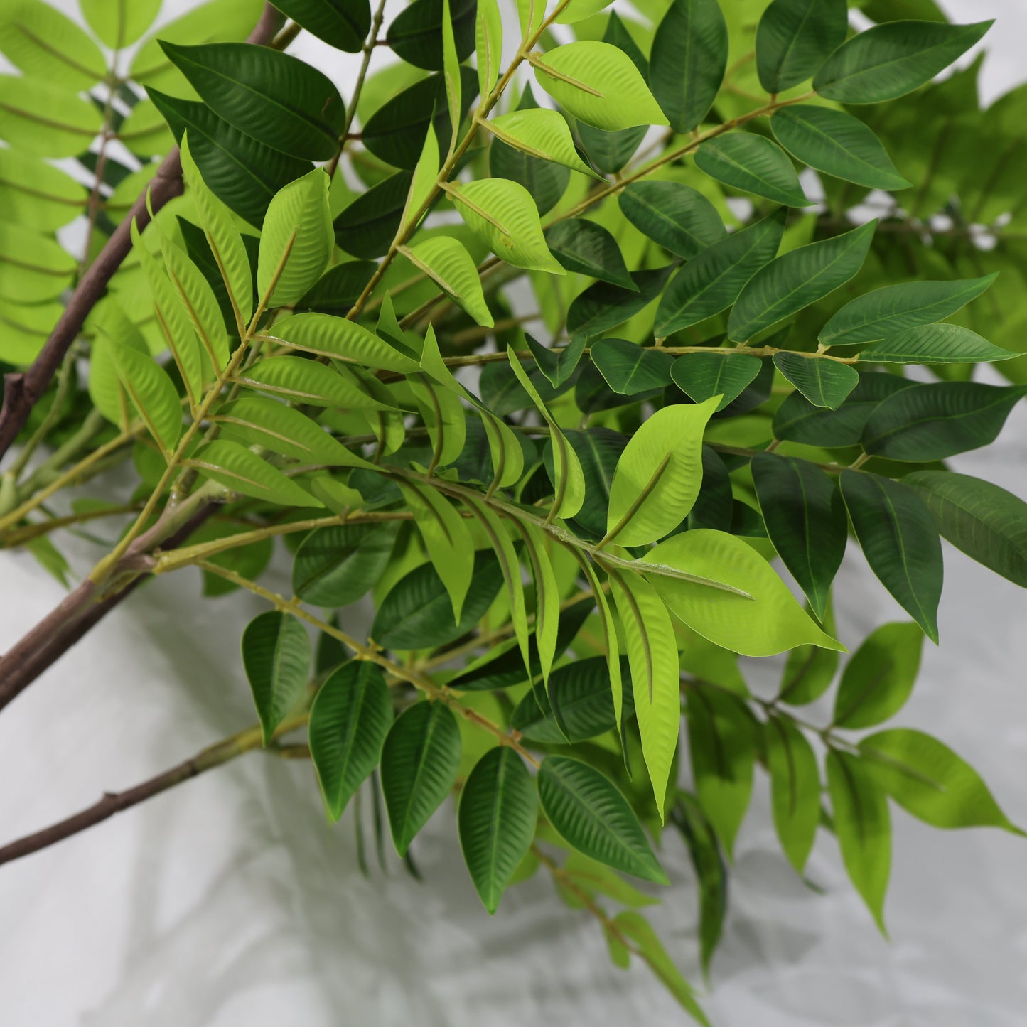 3 Pcs 70cm Artificial Plant Green Lacquer Branches Lush Faux Plants