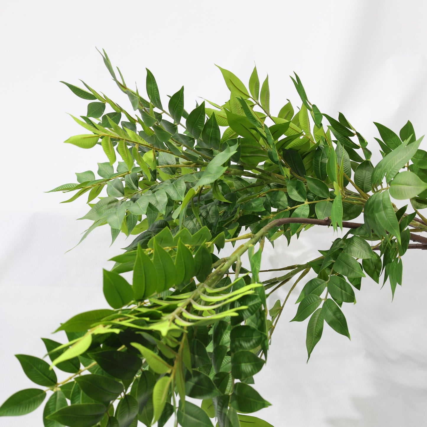 3 Pcs 70cm Artificial Plant Green Lacquer Branches Lush Faux Plants