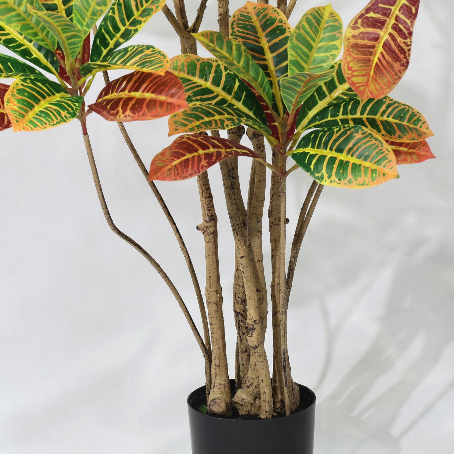 160cm Variegated Artificial Croton Plant fake tree for decoration