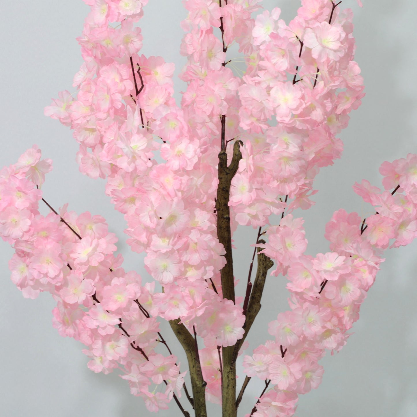 120cm Potted Pink Cherry Blossom Tree Artificial Flowers Plant