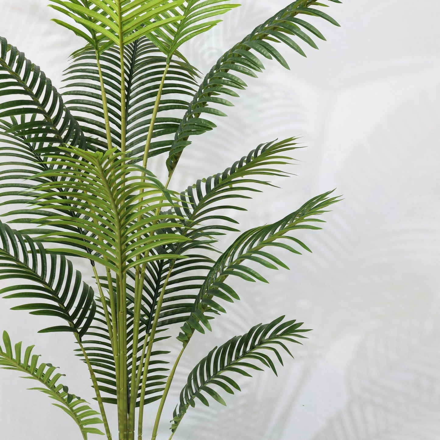 Τεχνητός φοίνικας Areca 180cm με 15 πράσινα φύλλα, ψεύτικο δέντρο τον κήπο του