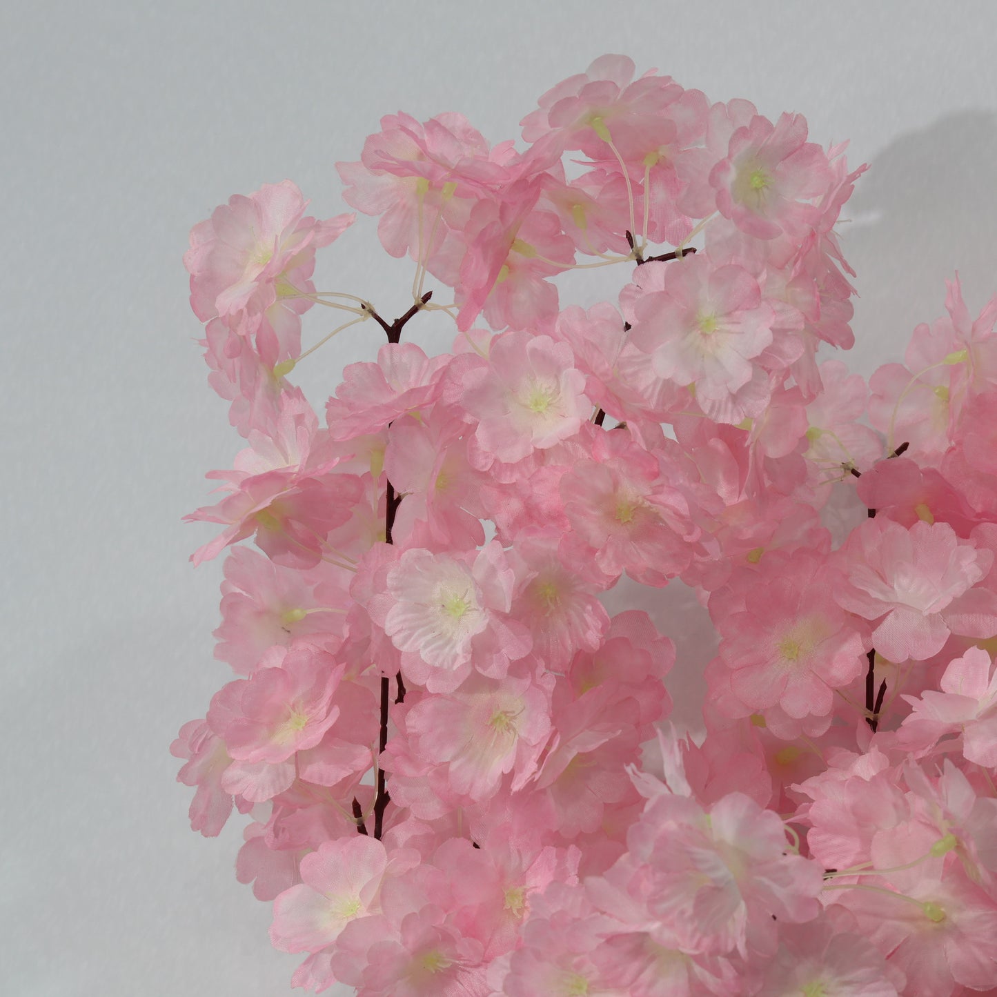 2 Pcs 95cm pink plastic artificial cherry blossom branches