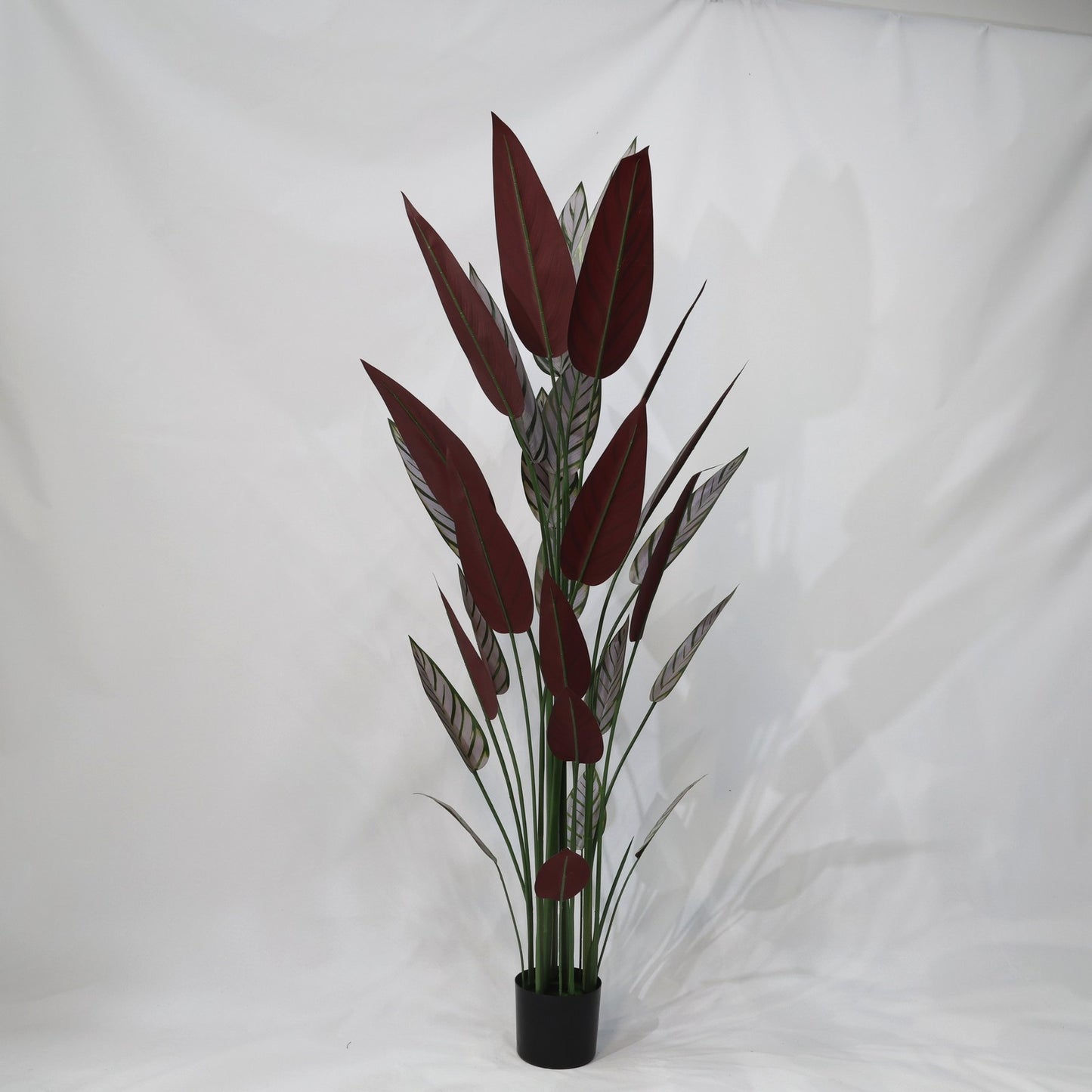 180cm Faux Cordyline Purple Leaf Artificial Plant with Sturdy Stem