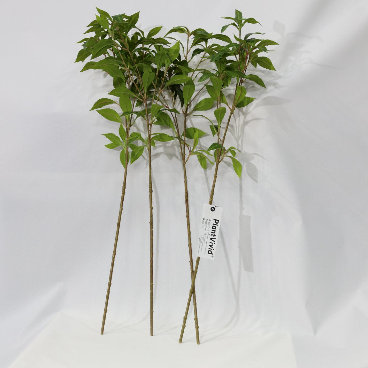 4 Pcs 75cm Artificial Pieris Japonica Stems Bendable  Faux Greenery Lifelike Foliage