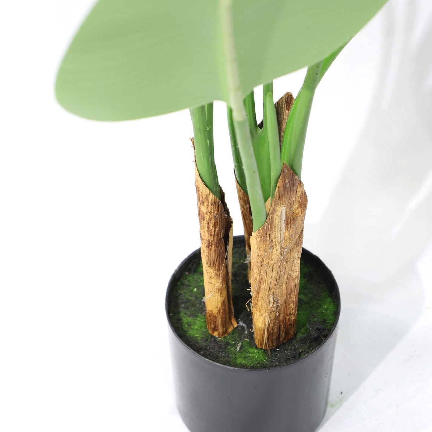80cm Tropical fake Tree Large Leaf Artificial Travelers Palm Plant