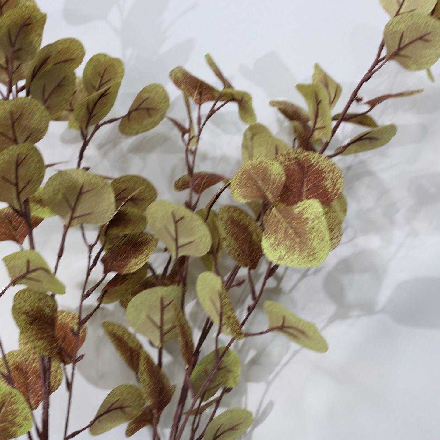 2 Pcs 90cm Yellow Artificial Eucalyptus Branches Wedding Arrangements