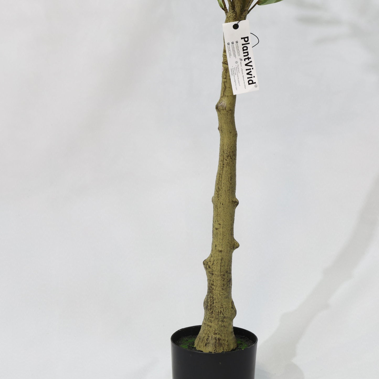 Olivo Artificiale Verde Smontabile 150cm, Pianta Finta in Plastica in Vaso per Decorazione Moderna Casa Ufficio Natale