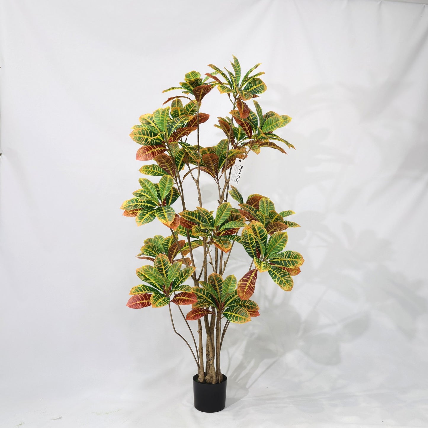 160cm Variegated Artificial Croton Plant fake tree for decoration