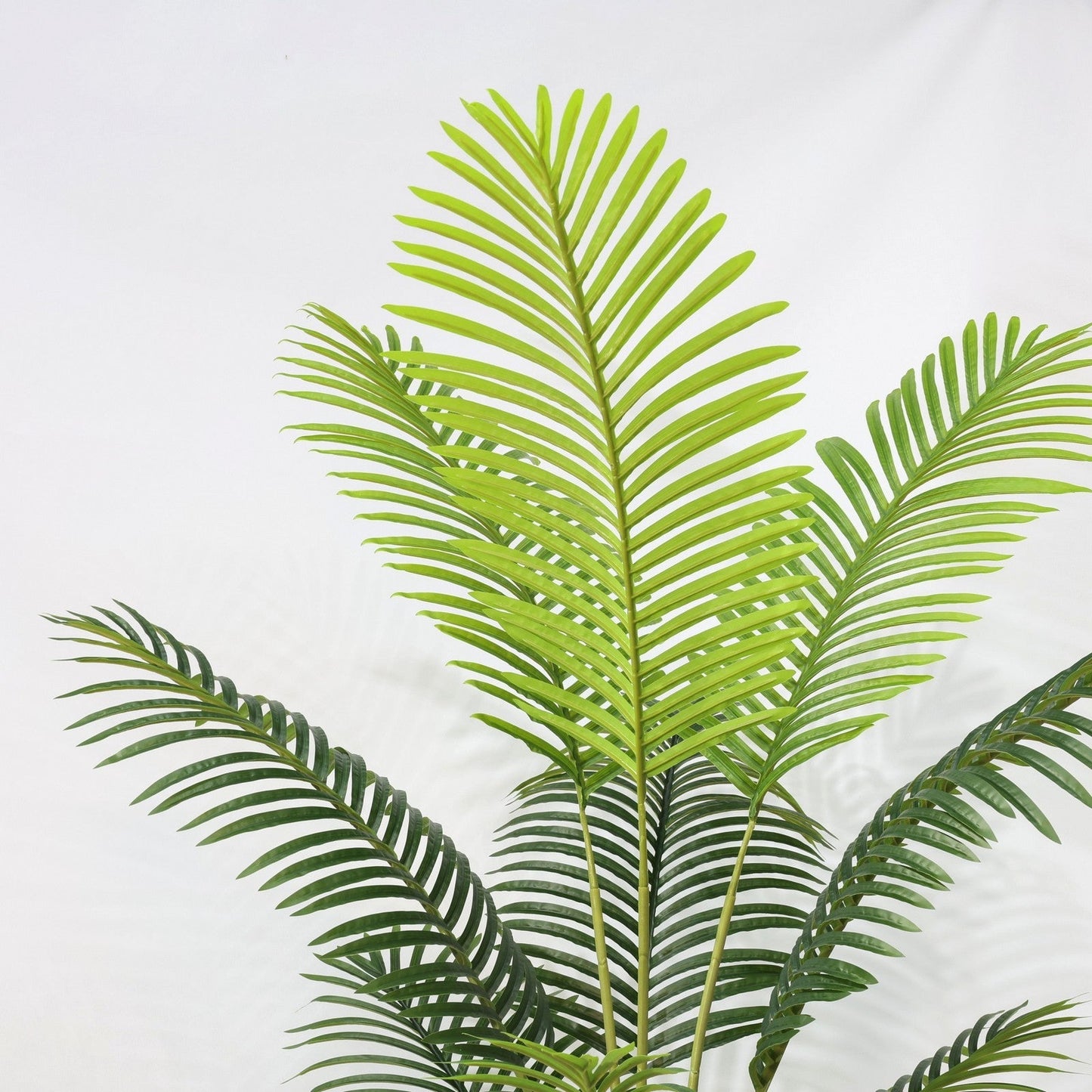 Τεχνητός φοίνικας Areca 180cm με 15 πράσινα φύλλα, ψεύτικο δέντρο τον κήπο του