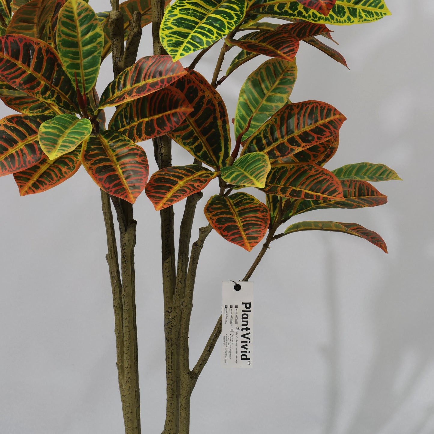 160cm Artificial Plant Colorful Variegated Leaves potted fake tree