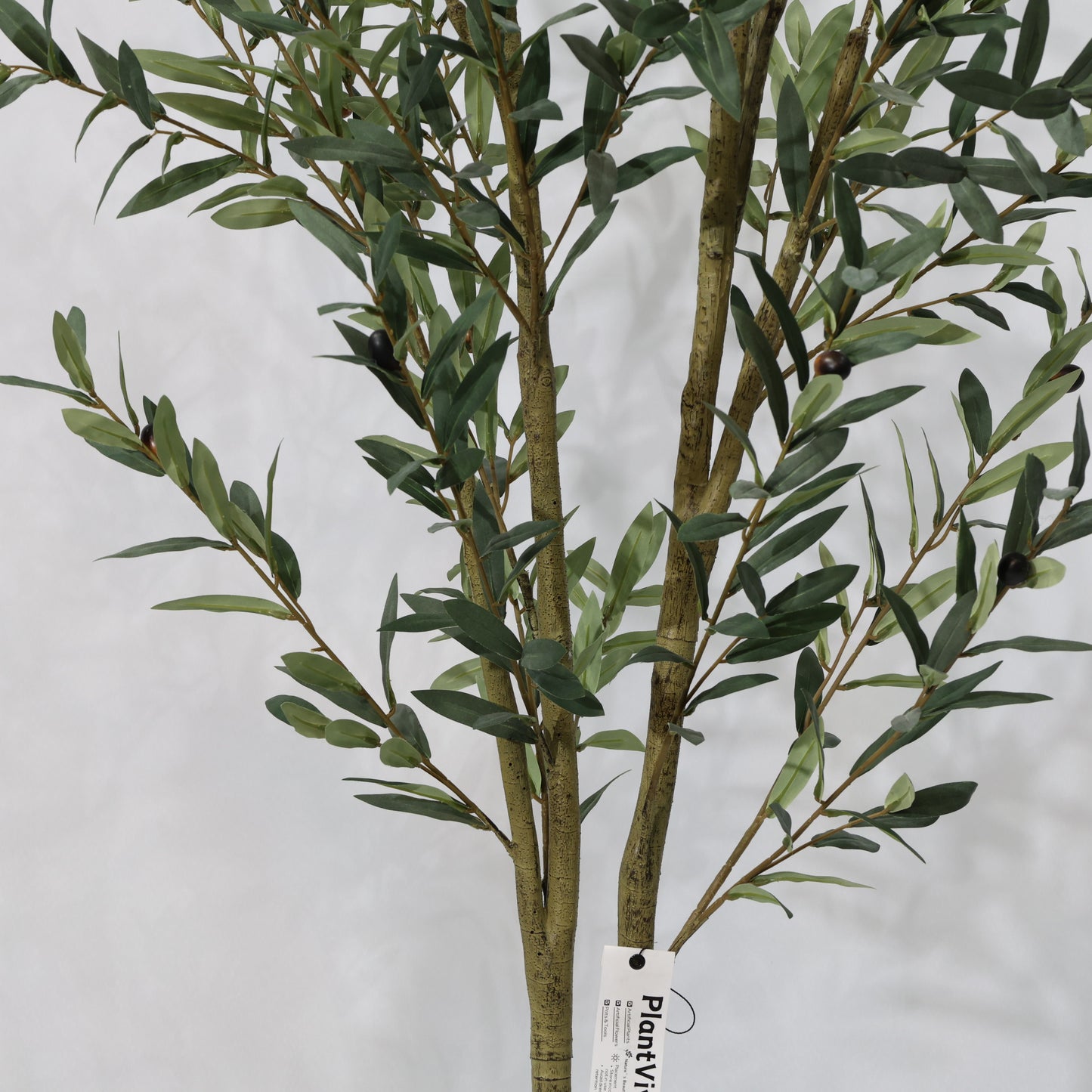 210cm Artificial Olive Tree Detachable Dual Branches - Realistic Foliage