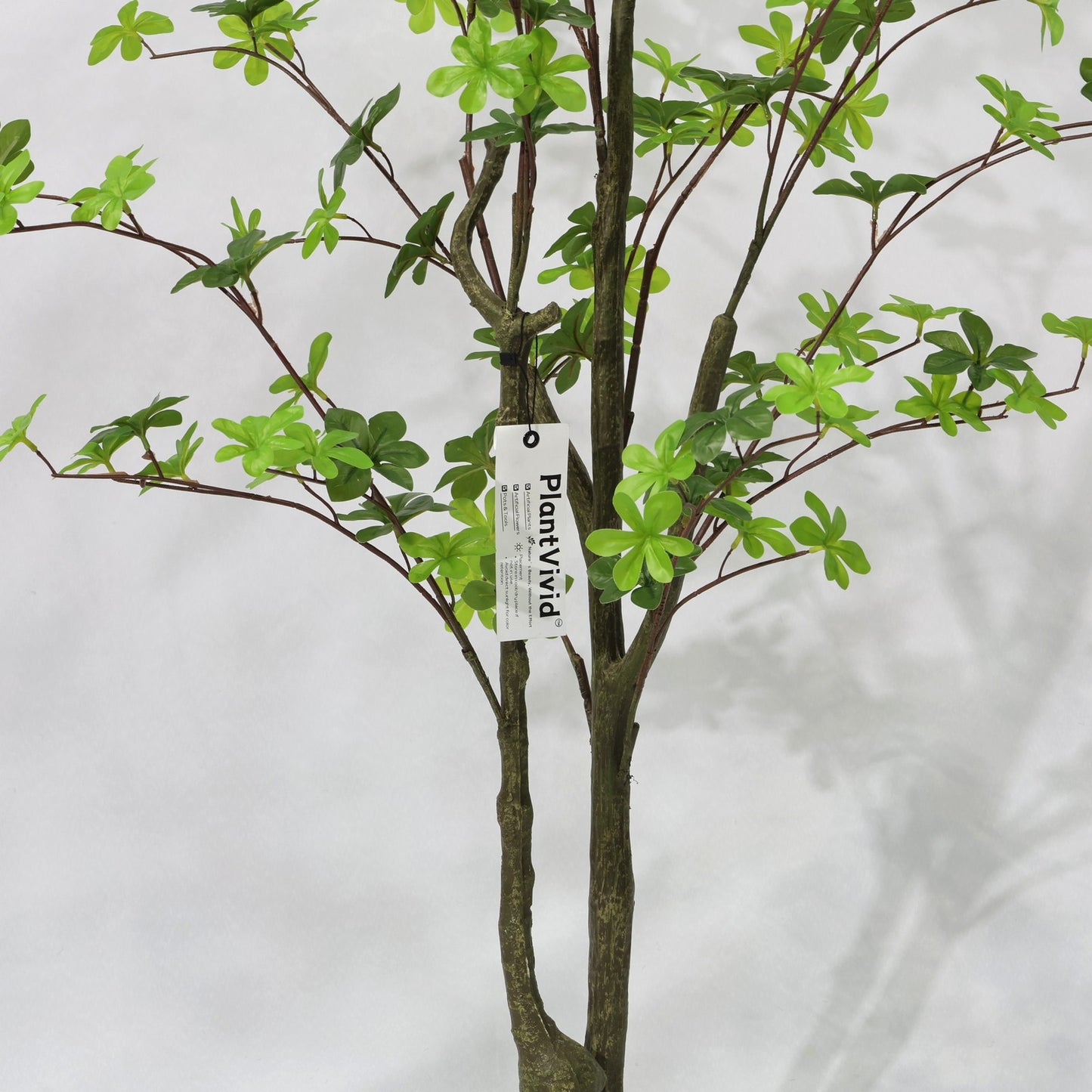 130cm Tropical Two Head Non Detachable Artificial Fiddle Leaf Plant