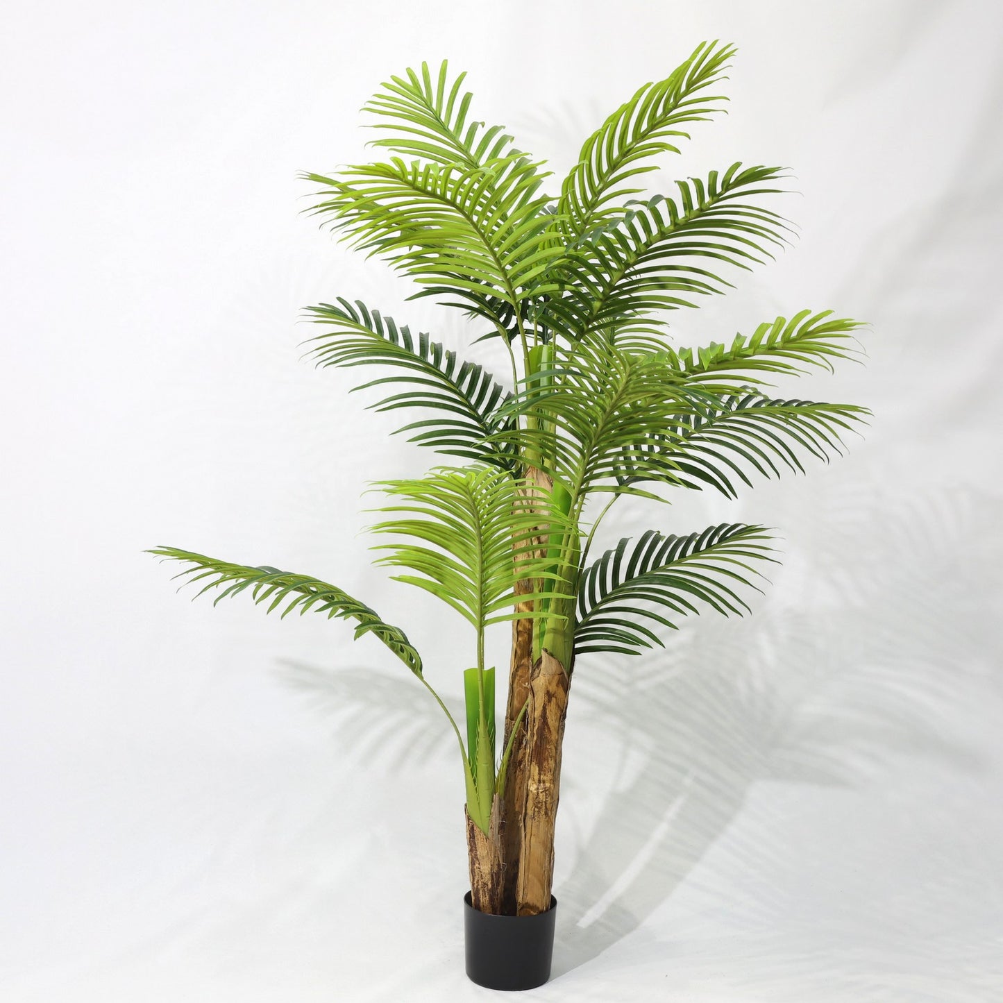 150cm Artificial Plant 3 Stem Areca Palm Artificial Plant UV-Resistant Tropical Plant