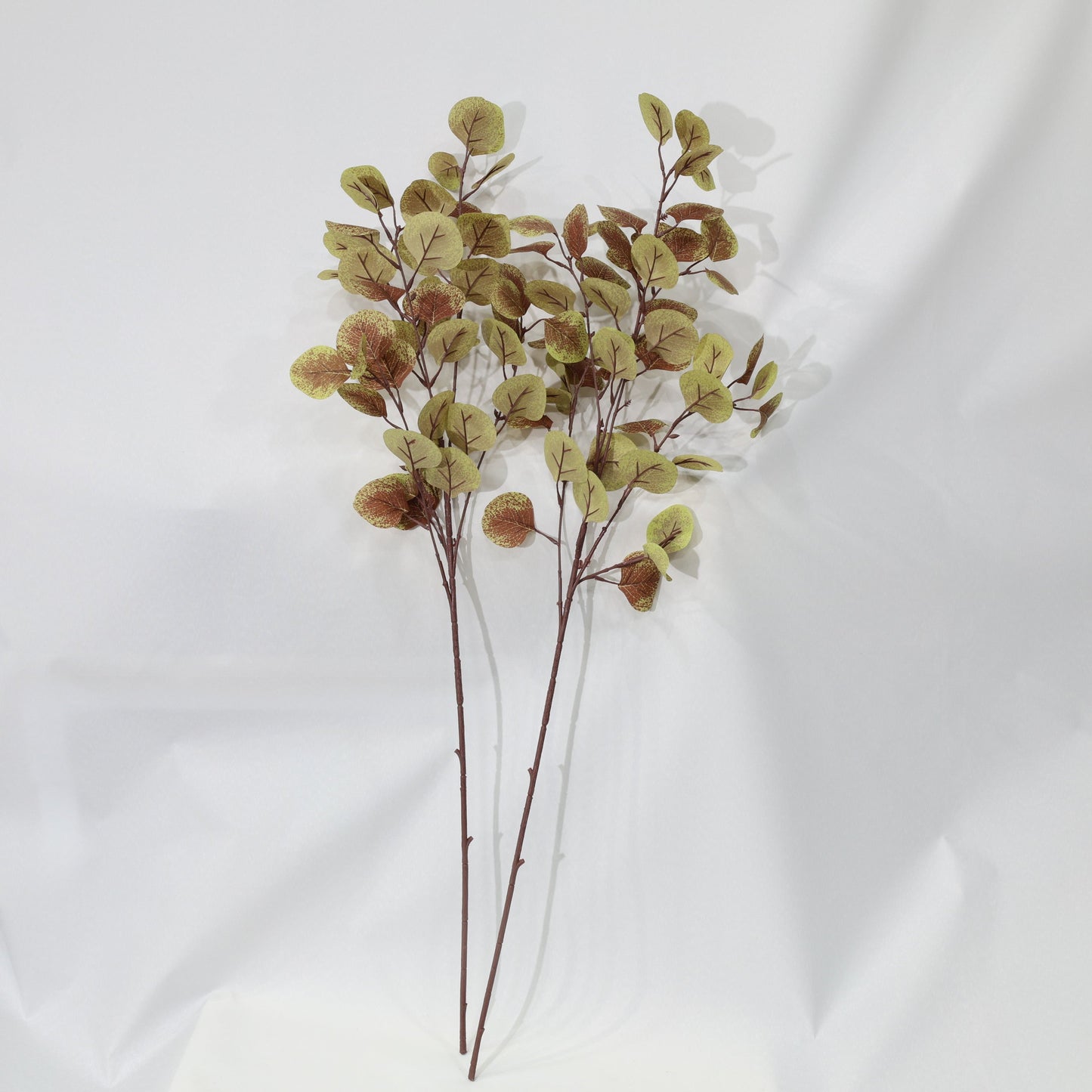 2 Pcs 90cm Yellow Artificial Eucalyptus Branches Wedding Arrangements