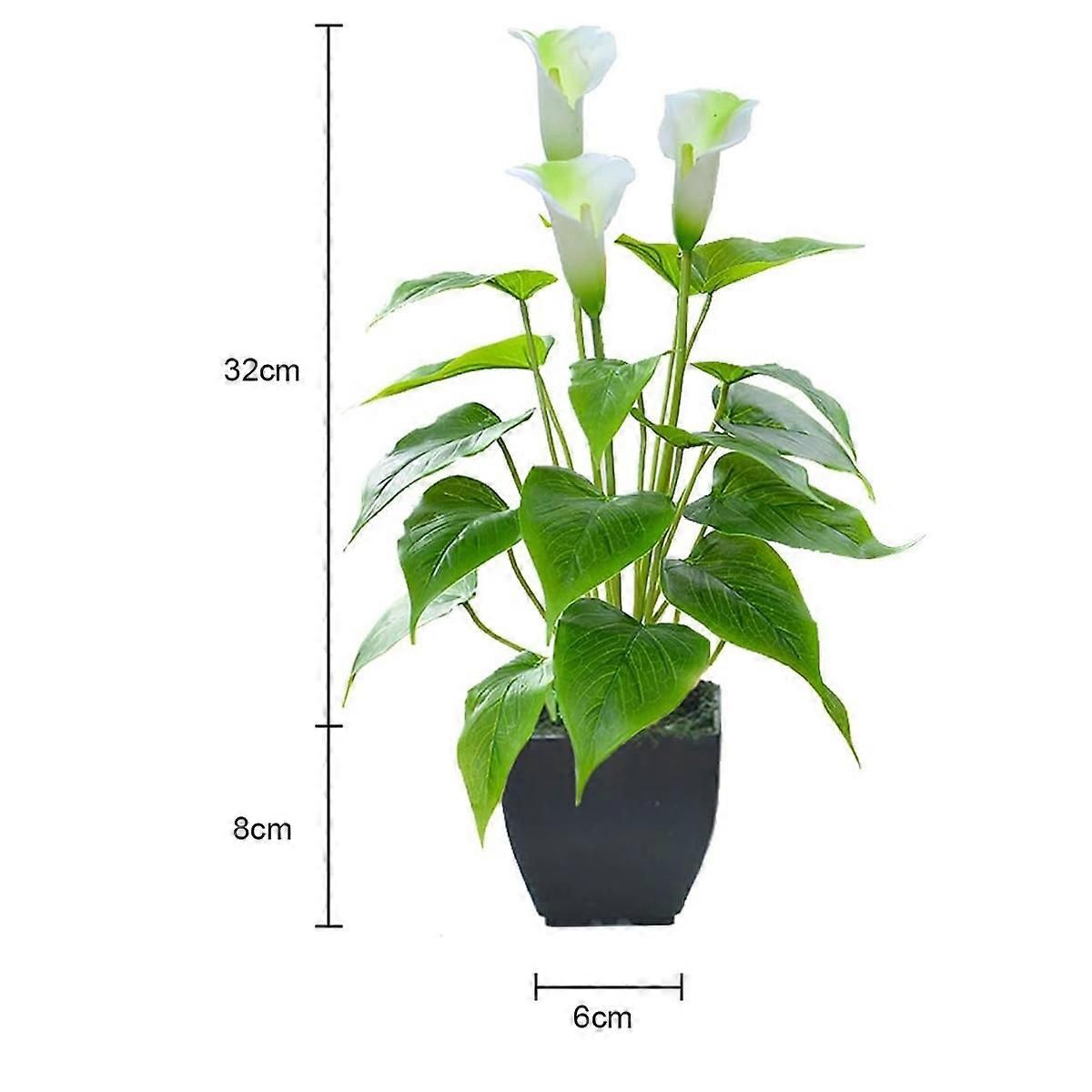 Elegant Calla Lily | 32cm Artificial Potted Plant