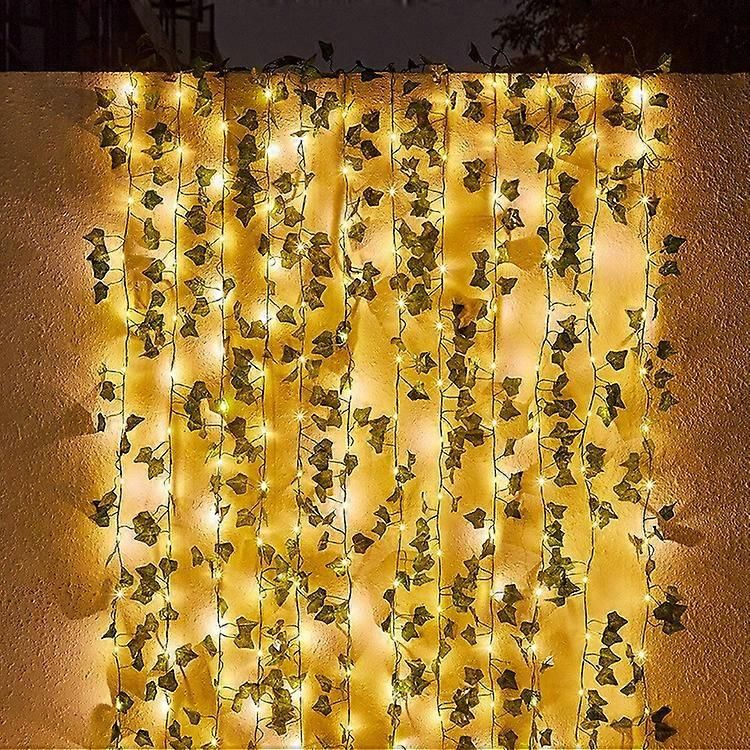 1pc Artificial Ivy 10M Leaf Fairy Lights Artificial Plants with 100 leds