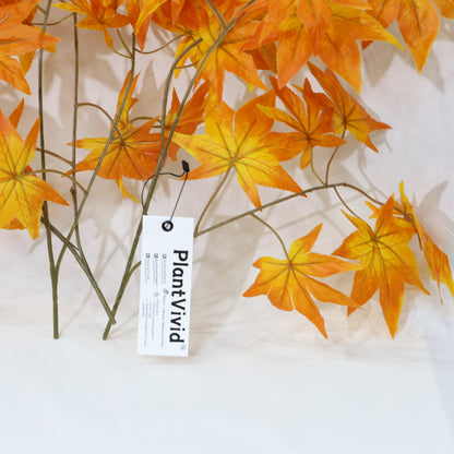 3 Pcs 65cm artificial plant Green maple leaf plants indoor decoration