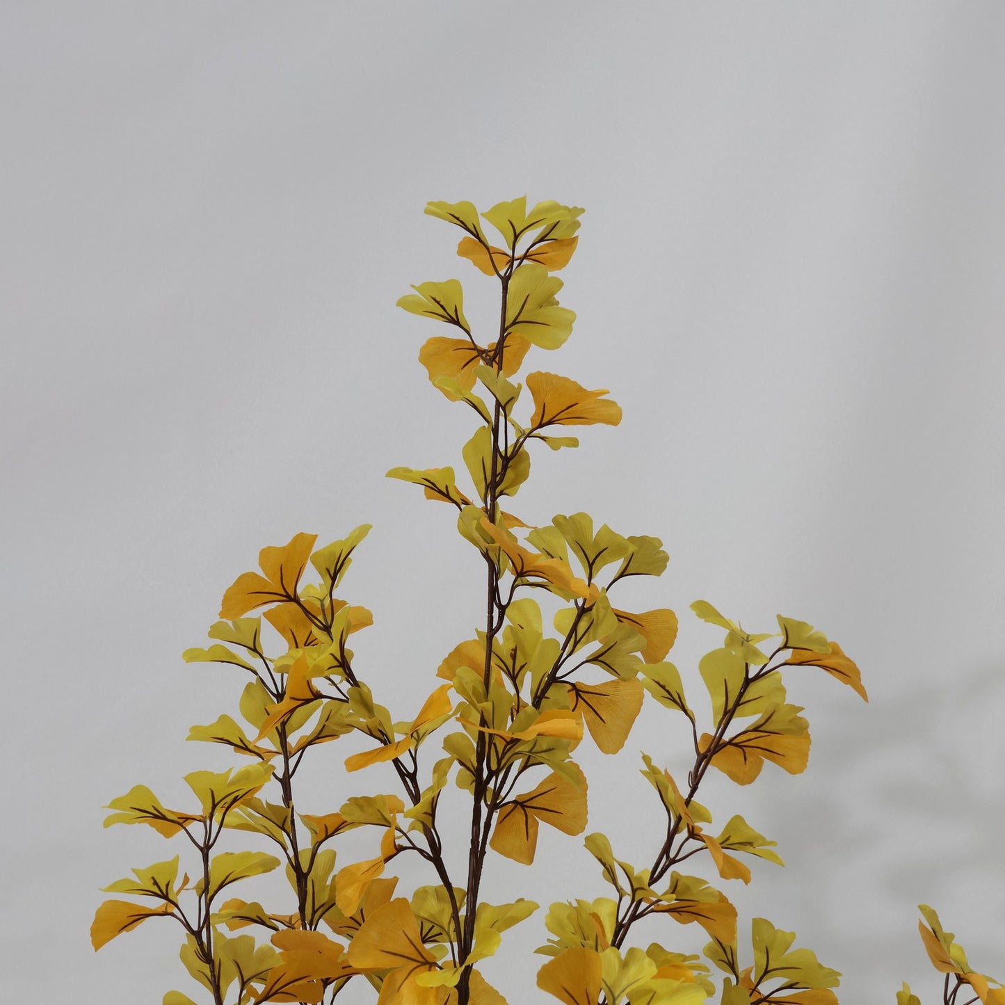 150cm Retro Autumn Yellow Non Detachable Artificial Ginkgo Plant