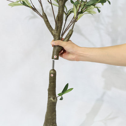 120cm Detachable Artificial Olive Tree Potted Green Olive Faux Plant
