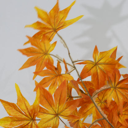 3 Pcs 65cm artificial plant Green maple leaf plants indoor decoration