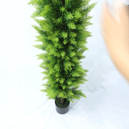 150cm Natural Green Faux Christmas Tree Detachable Artificial Fir plant