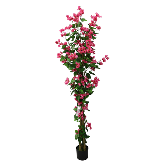 180cm Plastic Flower Red Potted Artificial Bougainvillea Plant