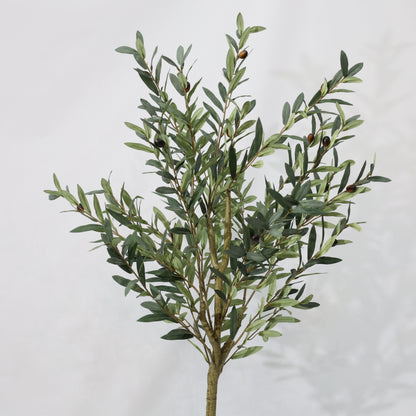 Olivo Artificiale Verde Smontabile 150cm, Pianta Finta in Plastica in Vaso per Decorazione Moderna Casa Ufficio Natale