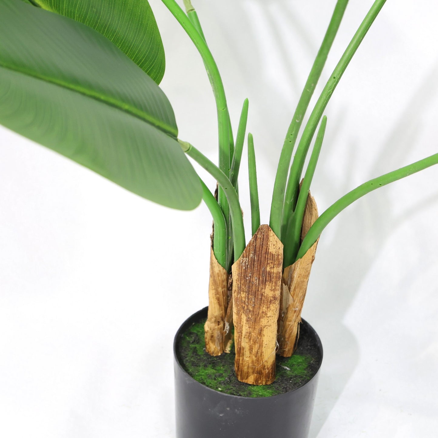 80cm Tropical fake Tree Large Leaf Artificial Travelers Palm Plant