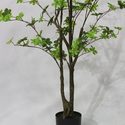 130cm Tropical Two Head Non Detachable Artificial Fiddle Leaf Plant