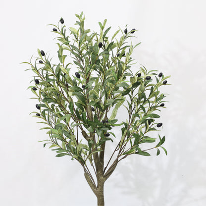 120cm Detachable Artificial Olive Tree Potted Green Olive Faux Plant