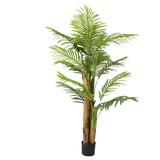150cm Artificial Plant 3 Stem Areca Palm Artificial Plant UV-Resistant Tropical Plant