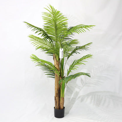 150cm Artificial Plant 3 Stem Areca Palm Artificial Plant UV-Resistant Tropical Plant