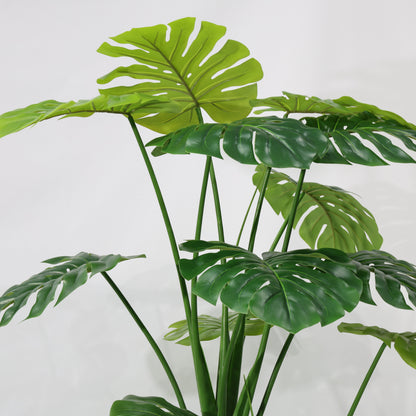 180cm Artificial Plant big Leaves Green Plastic Tropical Monstera Plant