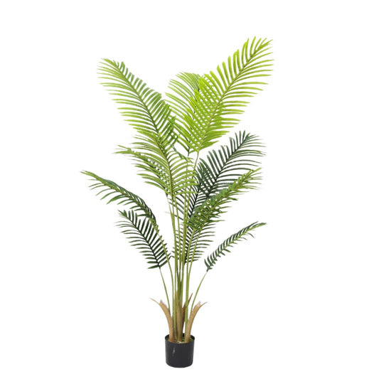 160cm Full Artificial Areca Palm Plant UV-Resistant Indoor Tropical Decor