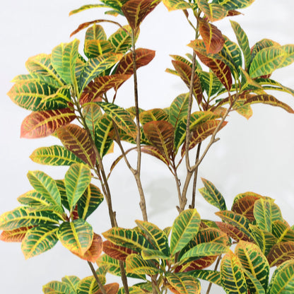 160cm Variegated Artificial Croton Plant fake tree for decoration