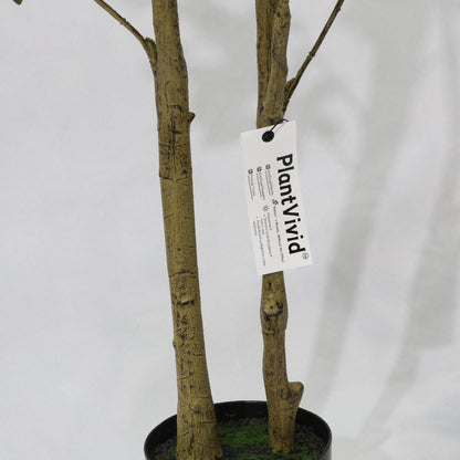 120cm Green Faux Olive tree Dual Canopy Artificial Olive Tree Potted